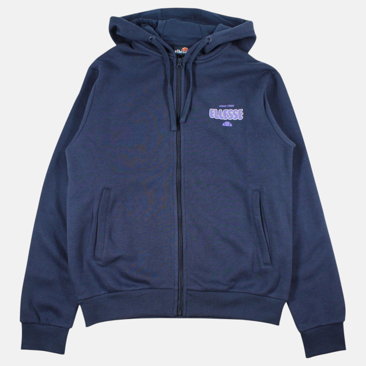 Sweat zippé à capuche au style dynamique et confortable marine, ELLESSE