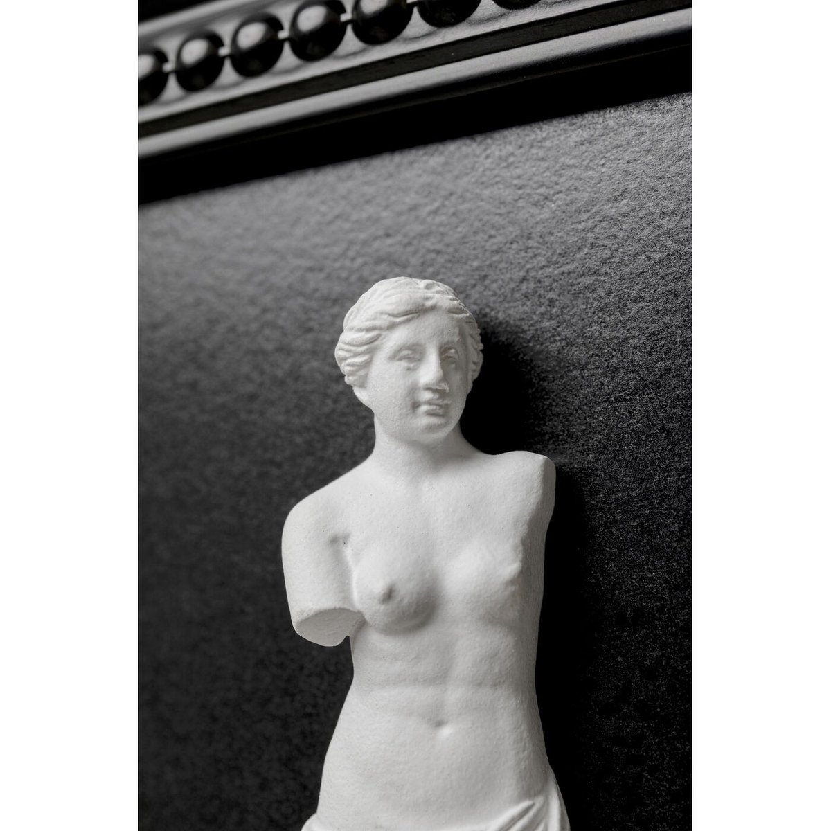 Lot de 4 tableaux bustes en 3D noir et blanc, KARE DESIGN