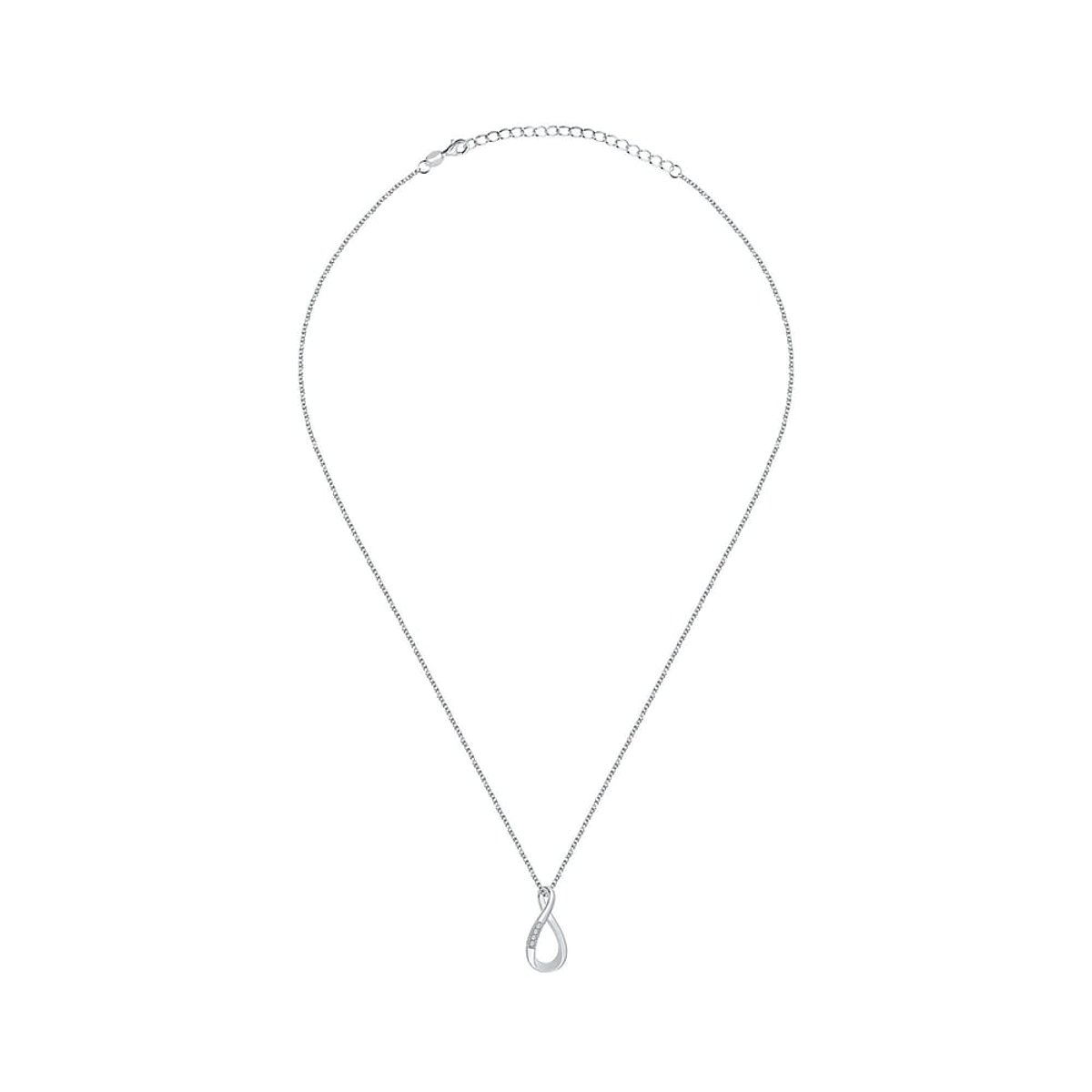 Colliers en Argent/oxyde de zirconium De Zirconium et Oxyde de zirconium argent, CLEOR