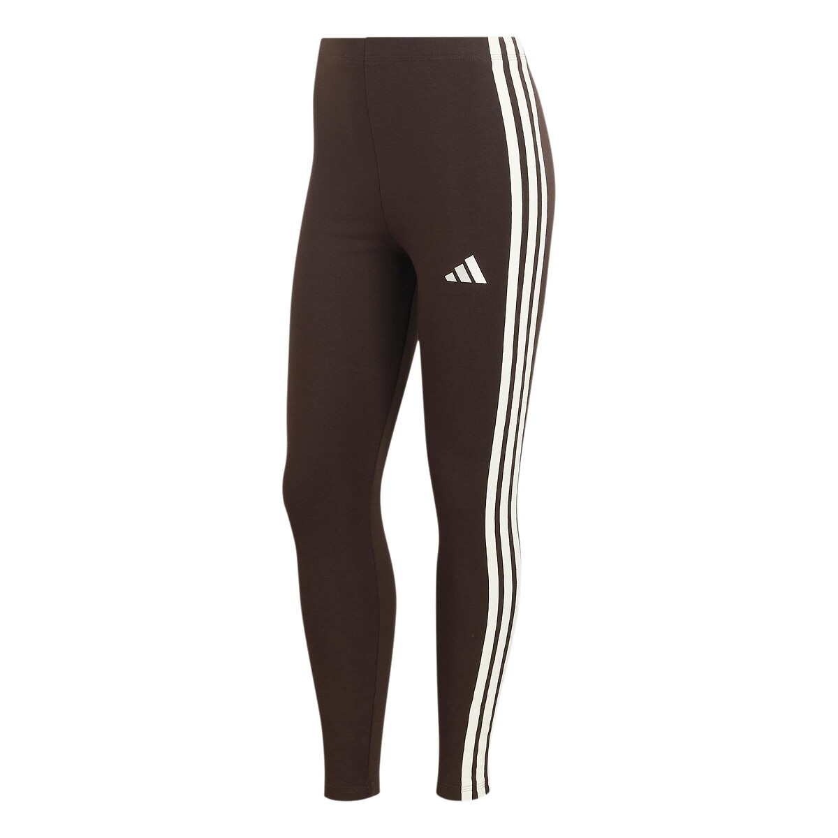 Leggings ESSENTIALS 3-STRIPES braun, ADIDAS SPORTSWEAR