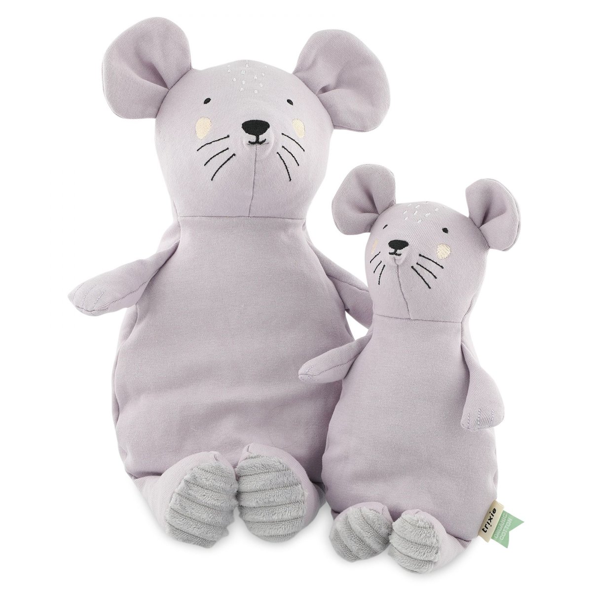 Peluche Mrs Mouse taille S rose, TRIXIE