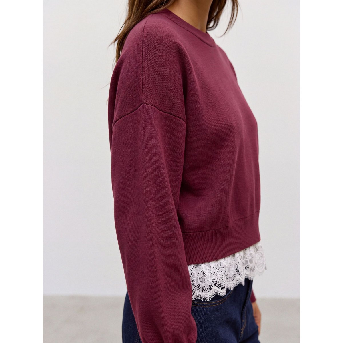 Pull En Maille zinfandel, VERO MODA