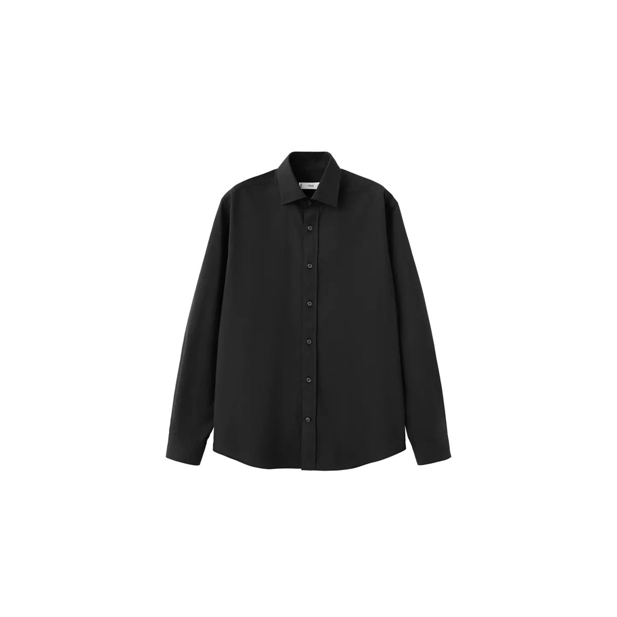 Chemise 100 % coton slim-fit noir, MANGO MAN