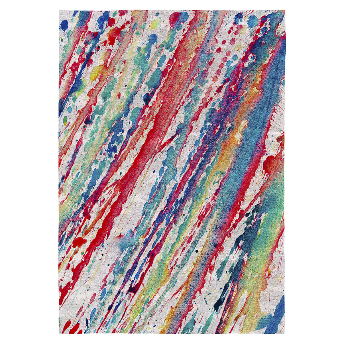 Tapis de salon SPLASH multicolore, NAF NAF HOME