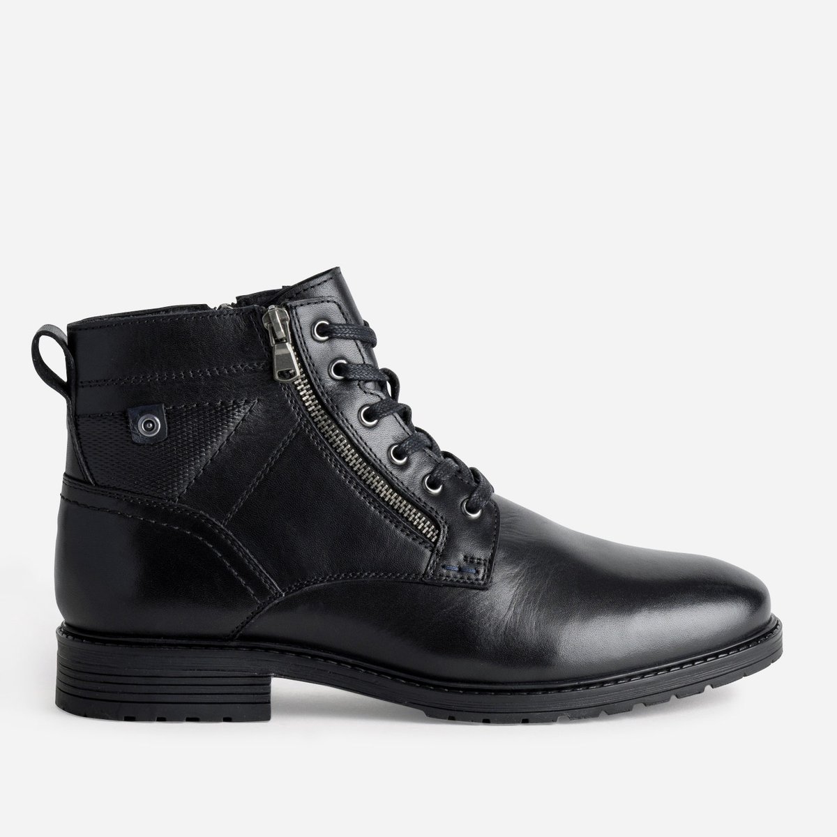 Boots en cuir LOUP noir, ERAM