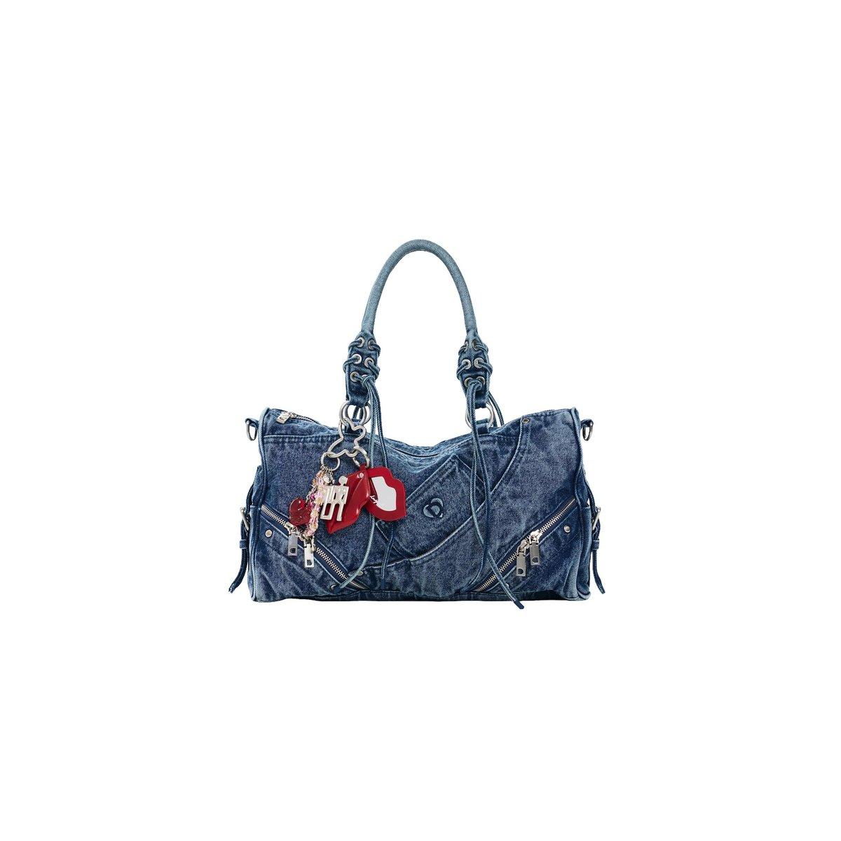 Sac moyen bleu clair, DESIGUAL