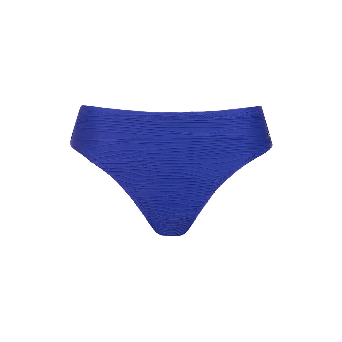 Bas maillot slip de bain taille haute SORRENTO bleu, LISCA