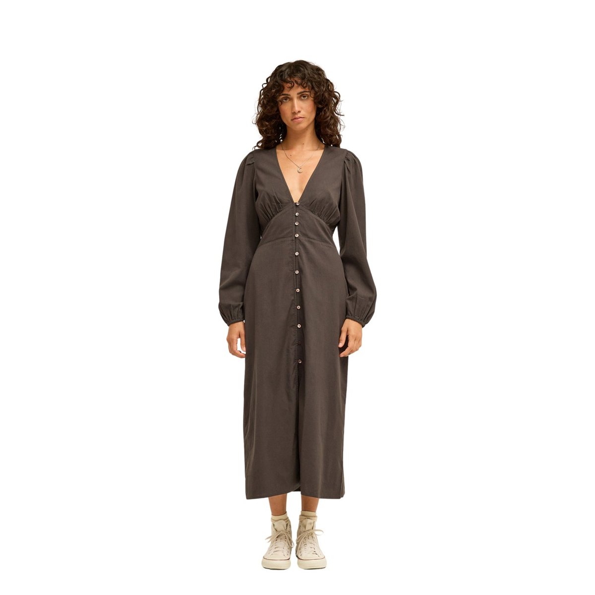 Robe en coton COOL NIGHT noir black sands, BILLABONG