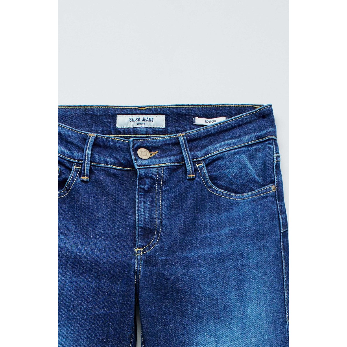 JEAN WONDER PUSH UP BOOTCUT bleu, SALSA JEANS