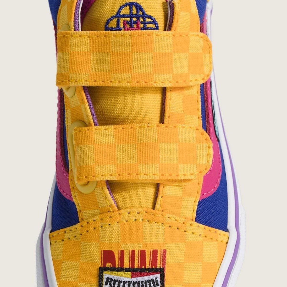 Sneakers basse con chiusura a velcro TD Old Skool V x Kpop Demon Hunters giallo/blu/rosa, VANS