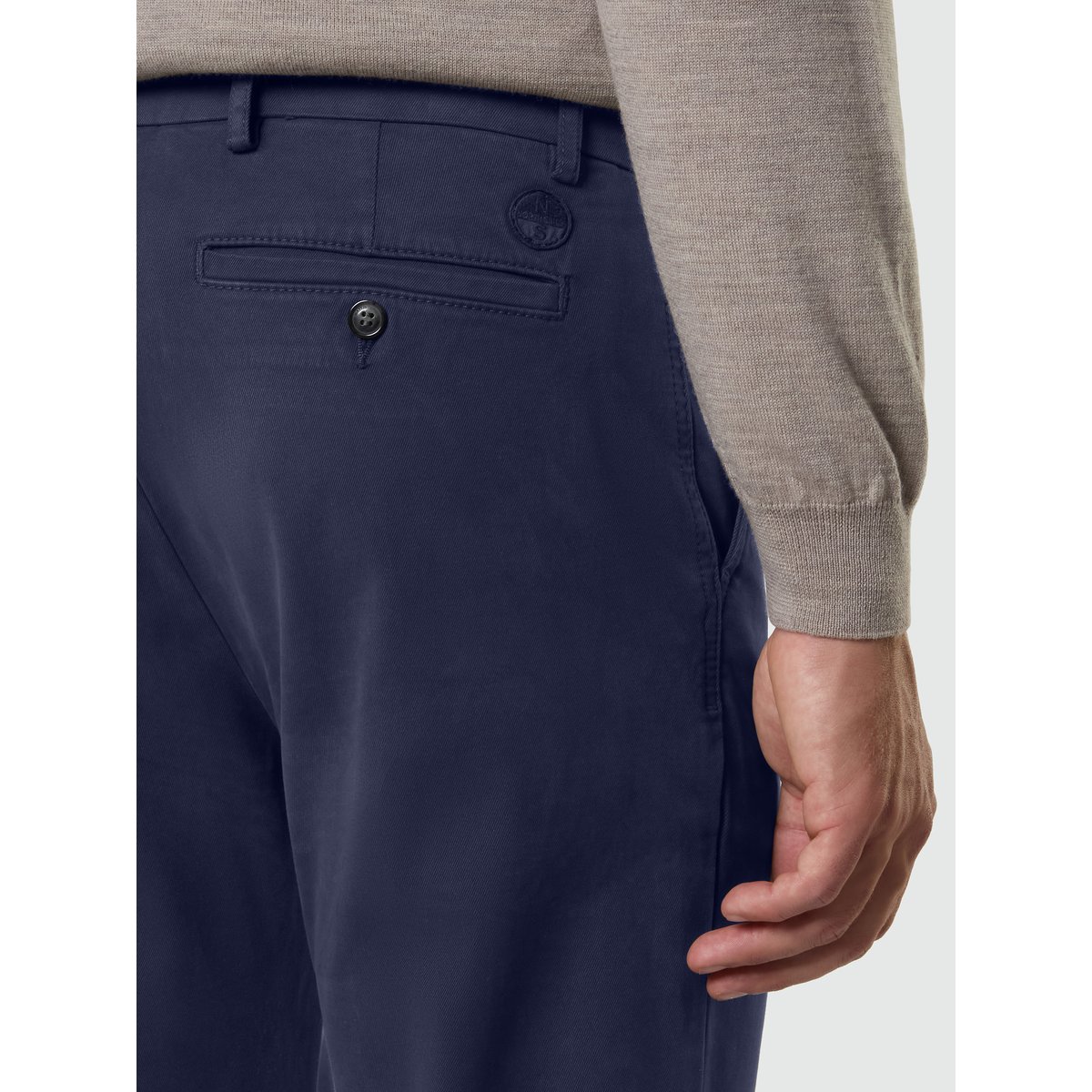 Pantalon long chino slim Defender bleu marine, NORTH SAILS
