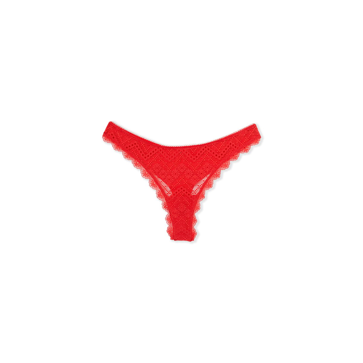 Tanga en dentelle ECLIPSE rouge, ETAM