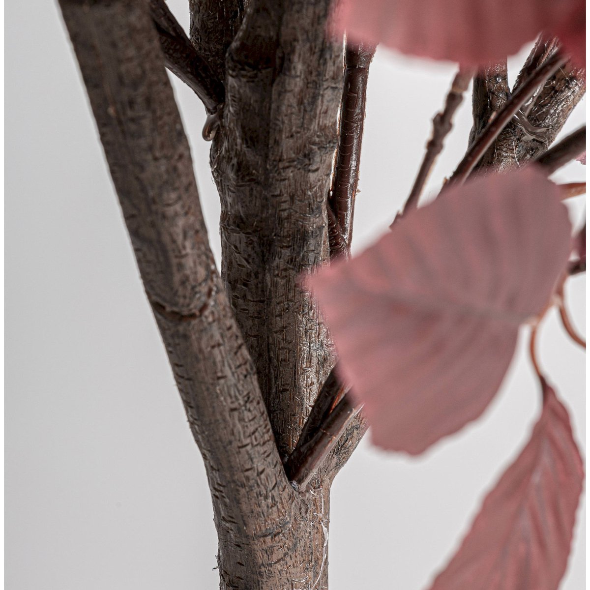 Plante artificielle décorative style classique rouge foncé et noir, RECOLLECTION