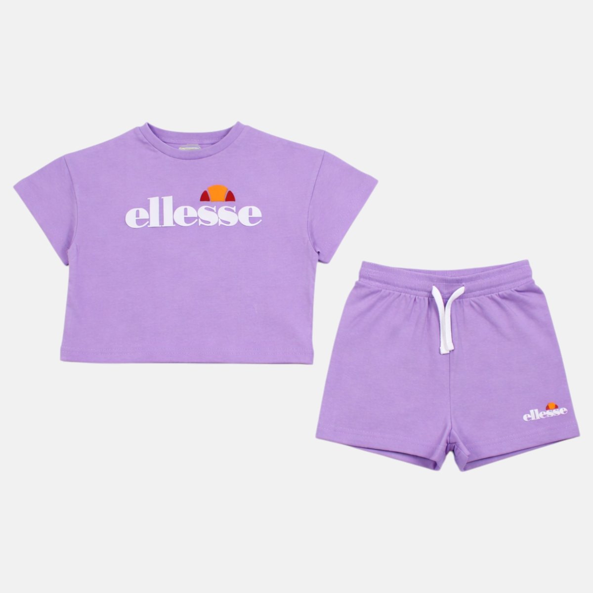 Pack de 2 T-shirts et short violet, ELLESSE