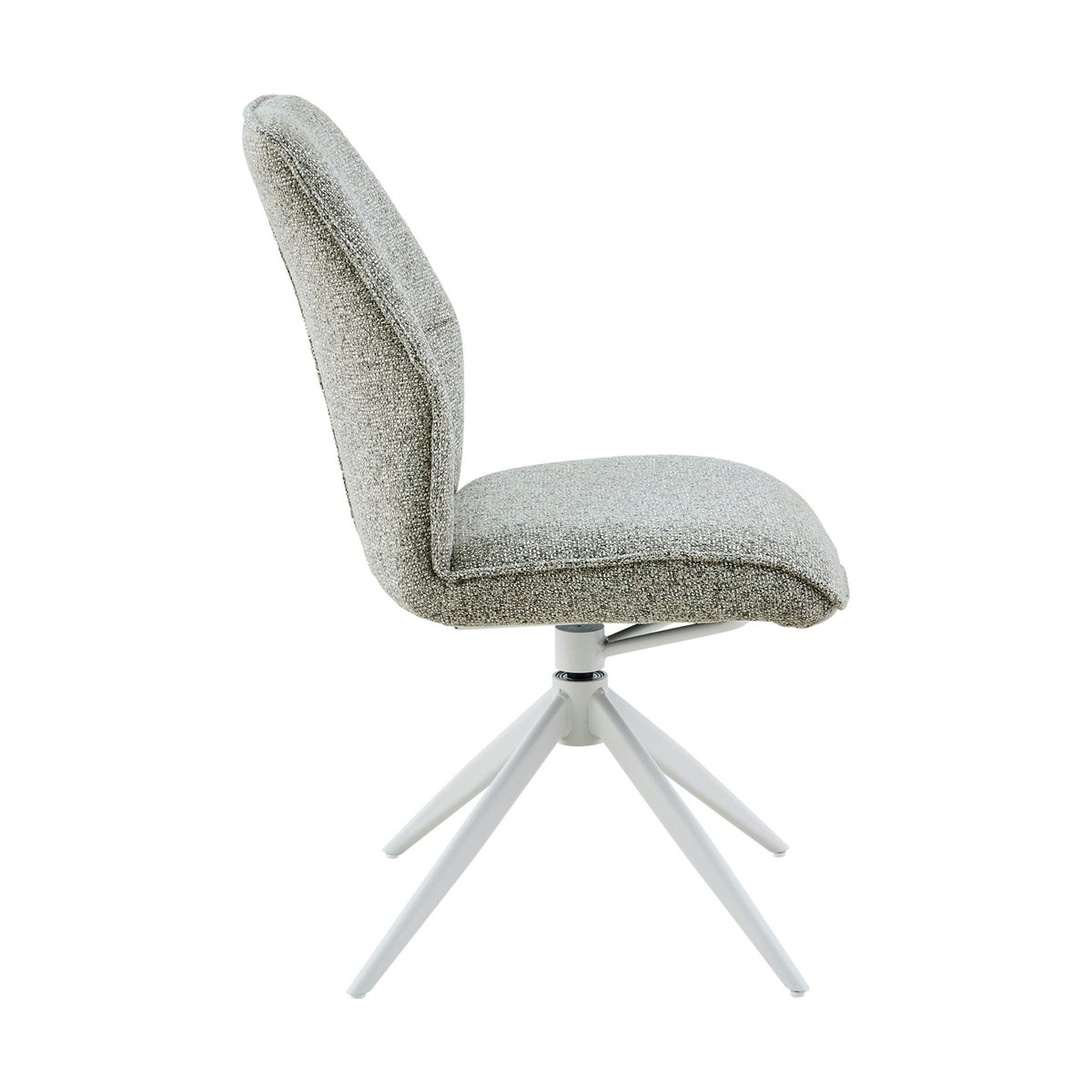 Chaise pivotante en tissu (lot de 2) CORTINA greige, PIER IMPORT