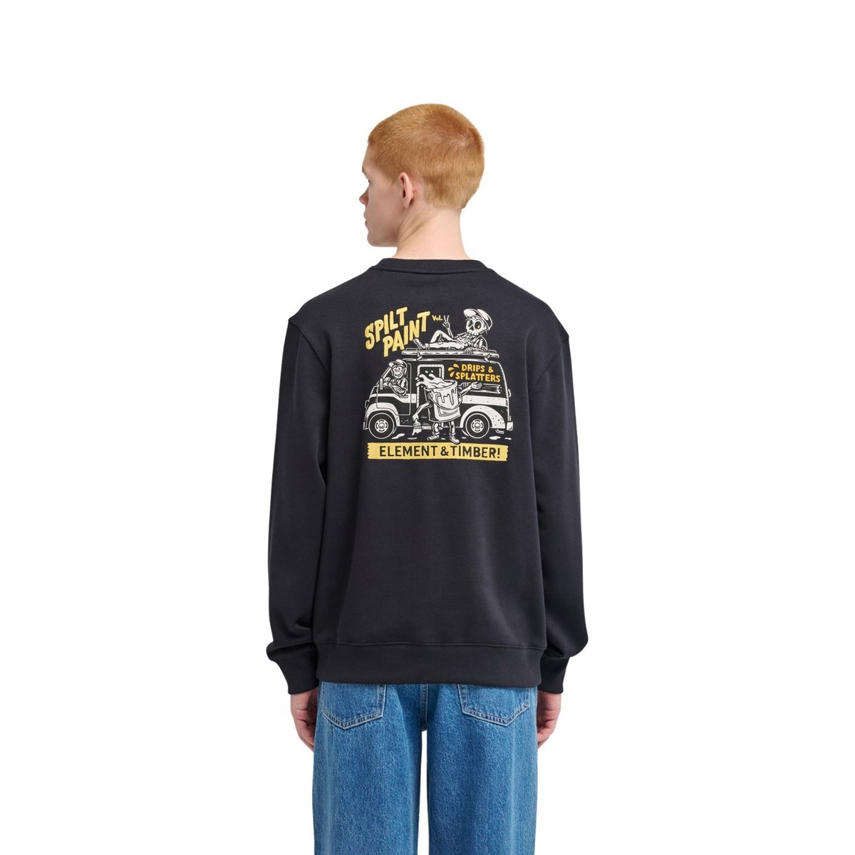 Sweat TIMBER VAN noir flint black, ELEMENT