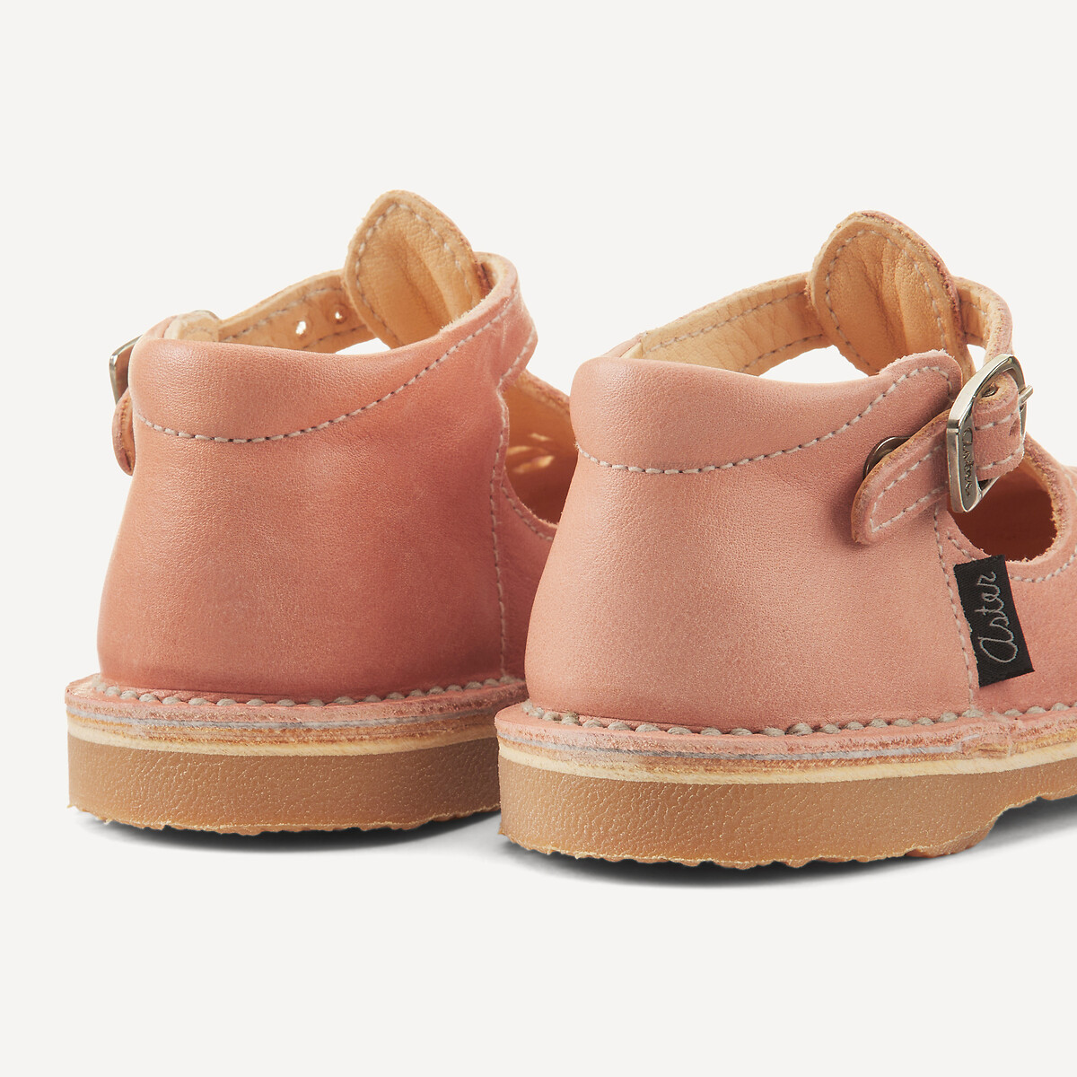 Kids 2 Leather Sandals, Made in Europe pink, ASTER