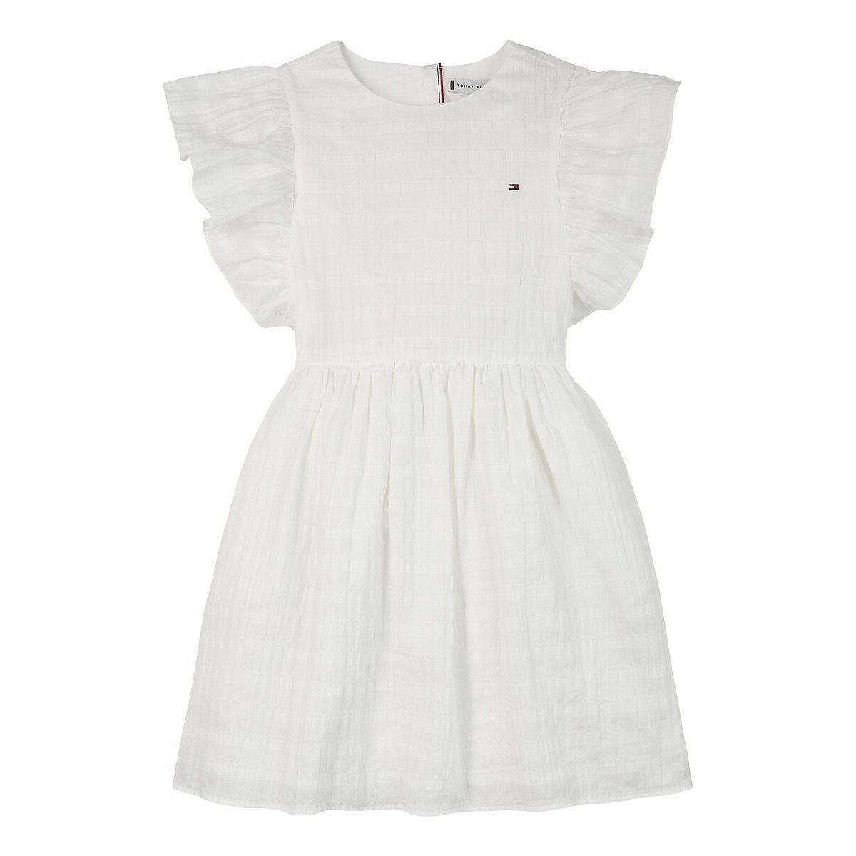 Short Sleeve Dress white, TOMMY HILFIGER