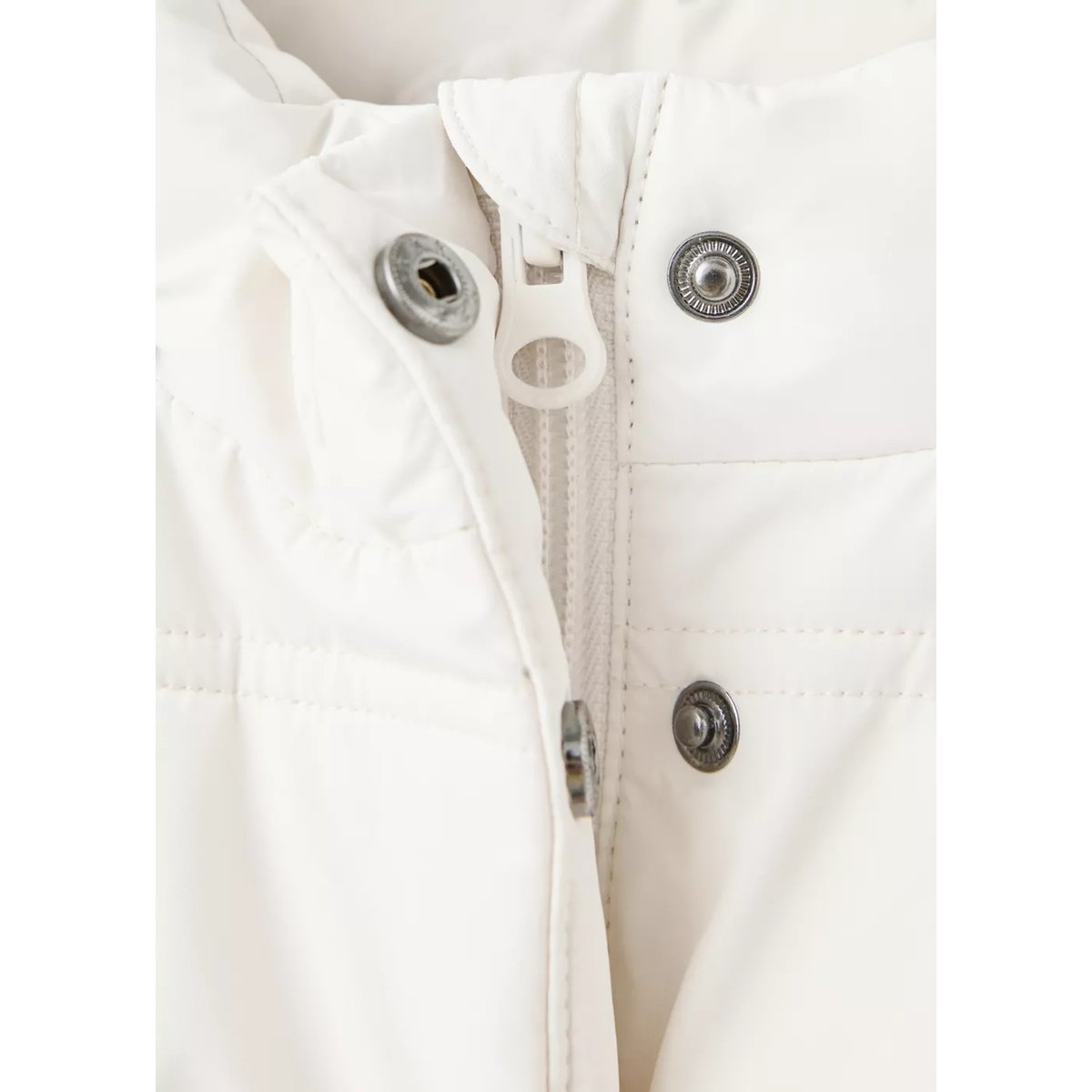 Anorak matelassé à capuche blanc cassé, MANGO BABY