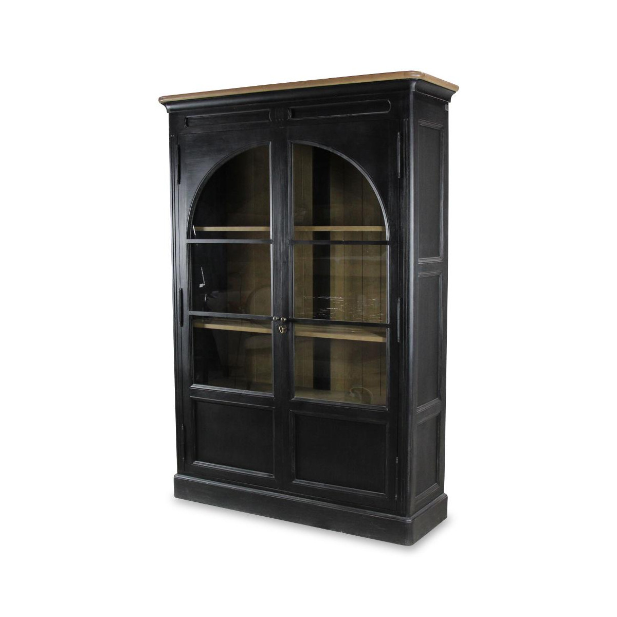 Armoire 2 portes noir, INTERIOR'S
