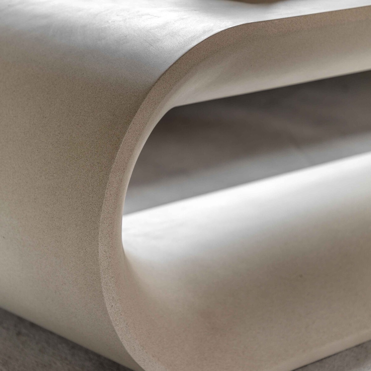 Callum Concrete Coffee Table raw linen, ÉDITÉ