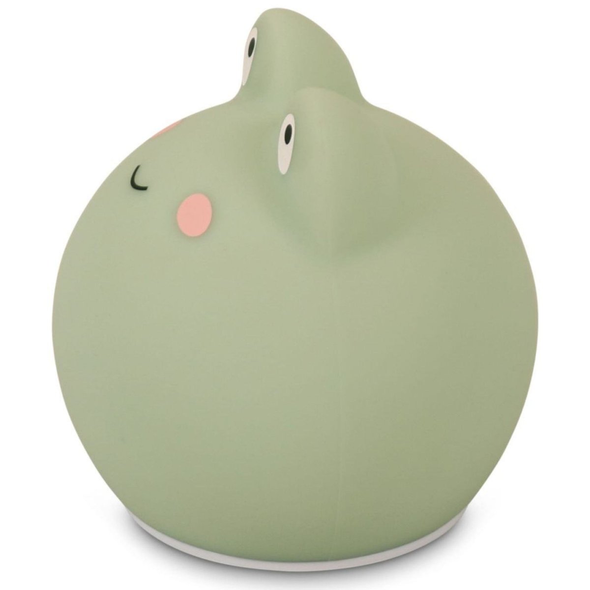 Mini veilleuse LED silicone Christian la baleine vert grenouille, FILIBABBA