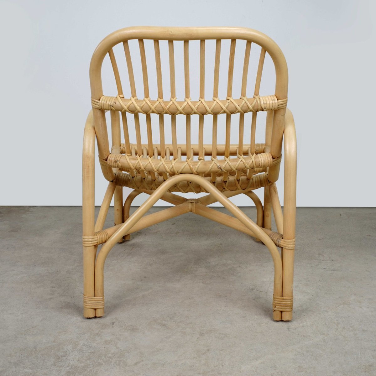 Fauteuil en rotin de jardin Luisa naturel, WANDA COLLECTION