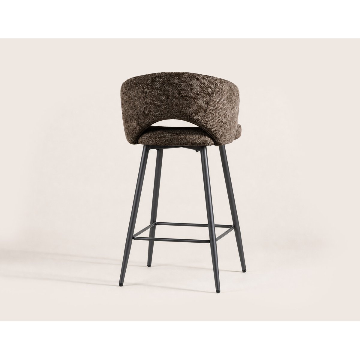 Lot de deux Tabourets de bar - 94 cm - PATTAYA marron, BEST MOBILIER