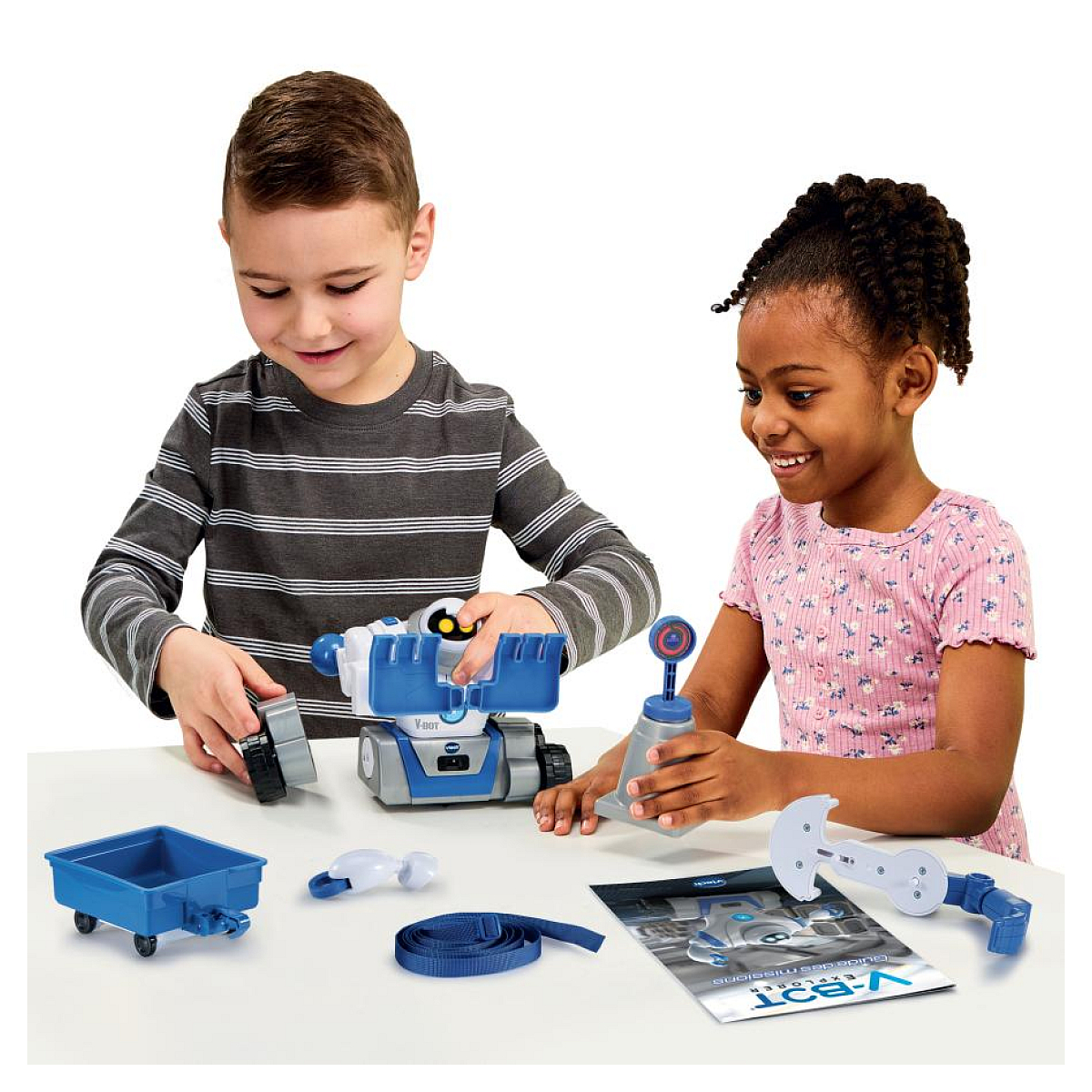 V-bot explorer, mon robot 5 en 1 rouge, VTECH