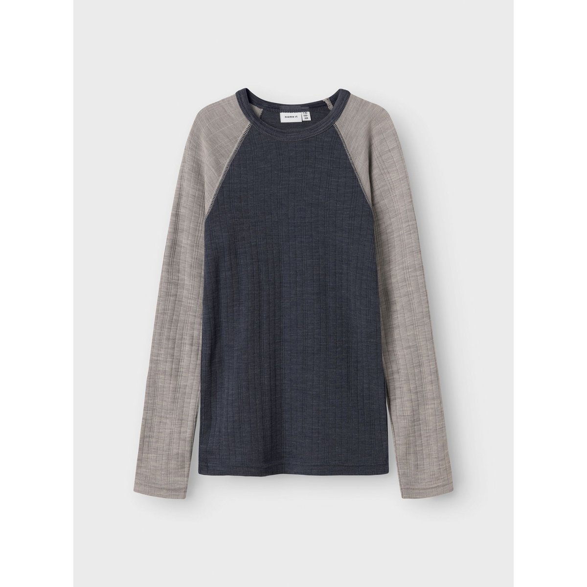 Top À Manches Longues ombre blue 1, NAME IT