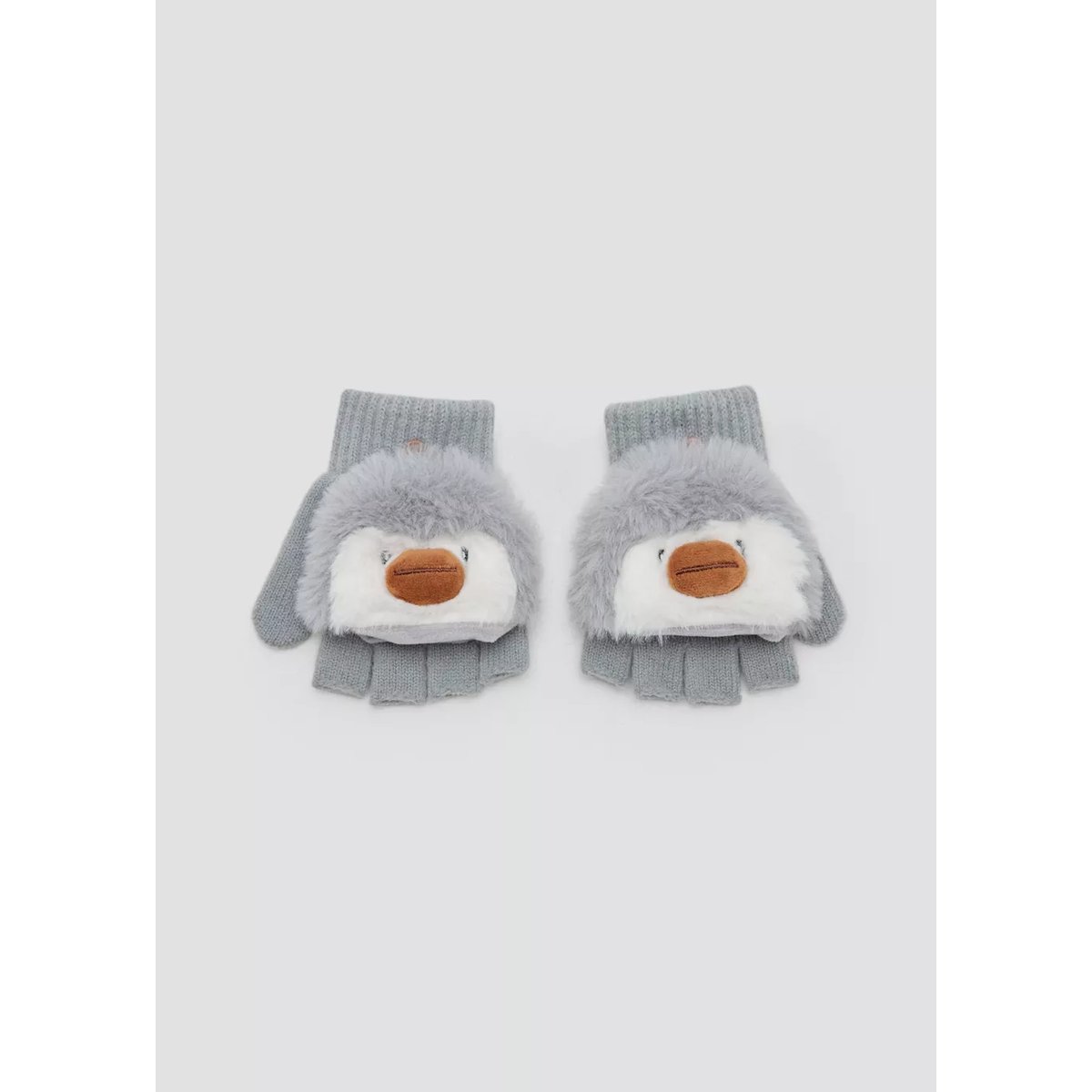 GLOVES PINGUG gris, MANGO BABY