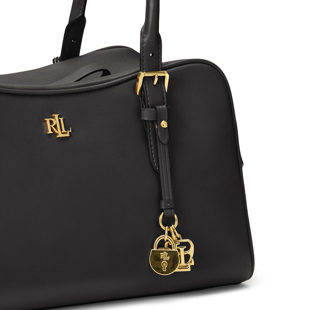 Sac à main porté épaule en cuir, MARCY noir, LAUREN RALPH LAUREN