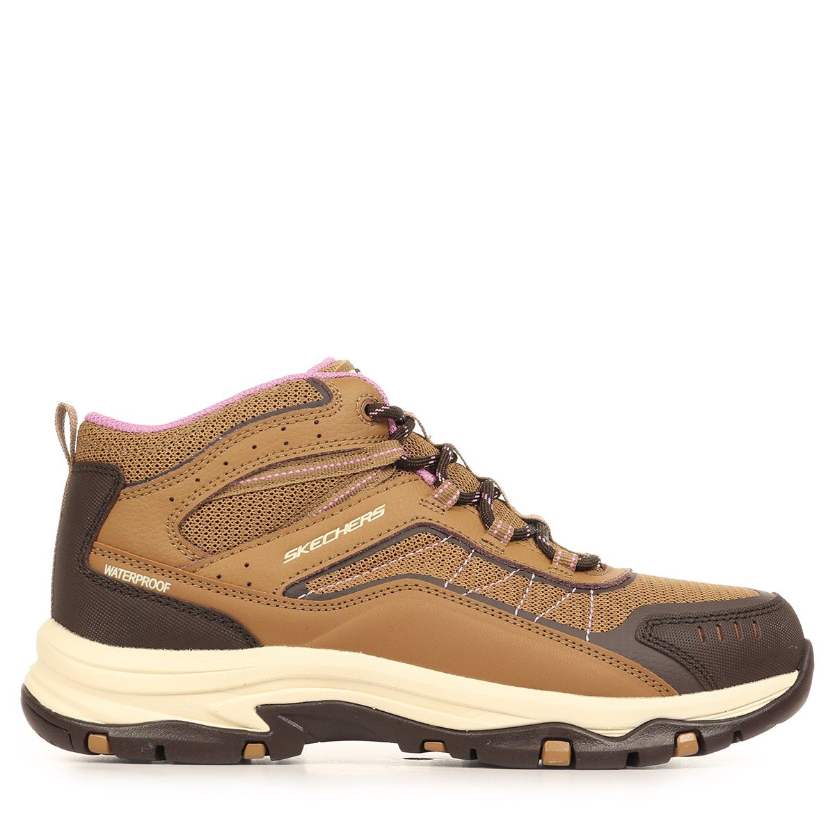Baskets TREGO ASHAWAY tan brown, SKECHERS