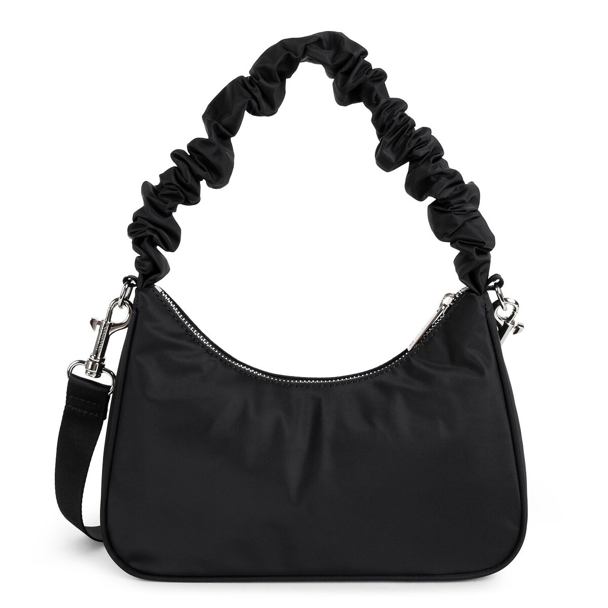 Basic Chouchou Bag with Scrunchie-Inspired Handle black, LANCASTER