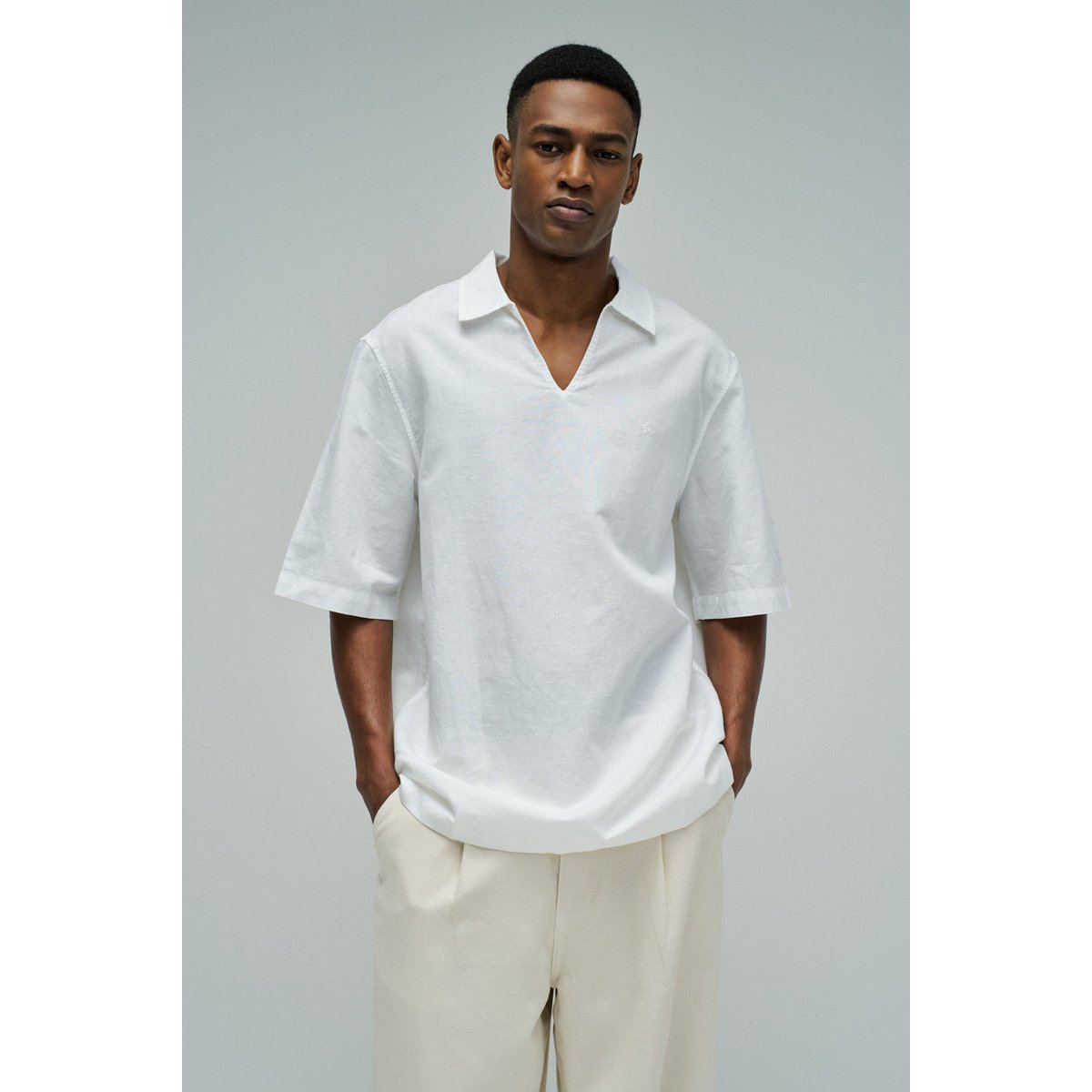 CHEMISE EN LIN blanc, SALSA JEANS