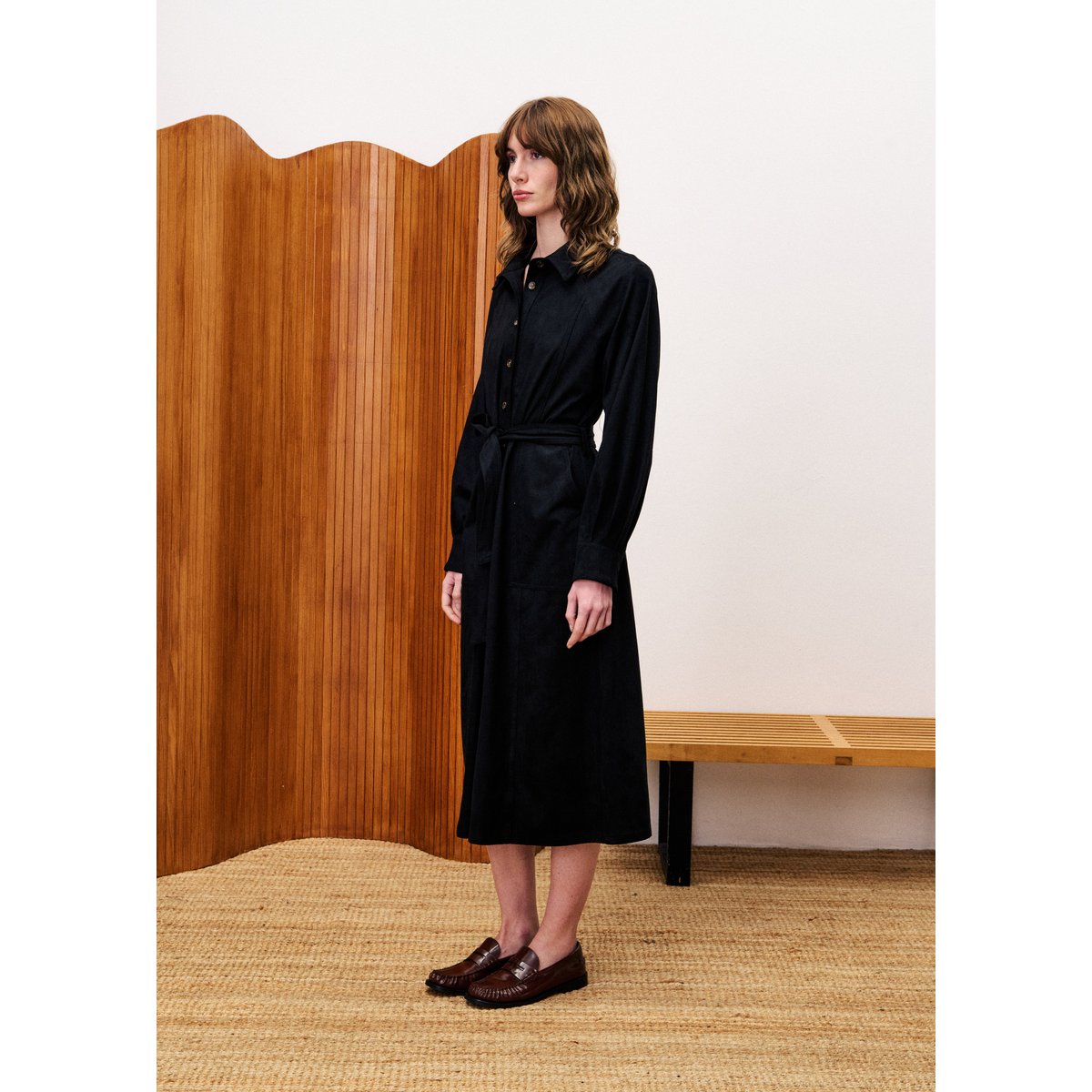 Robe BARBET noir, FRNCH