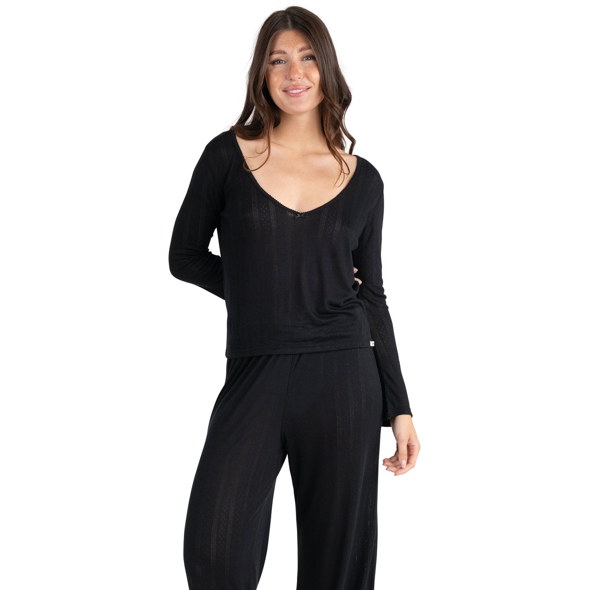 Pantalon large CHARLIE noir, PASSIONATA