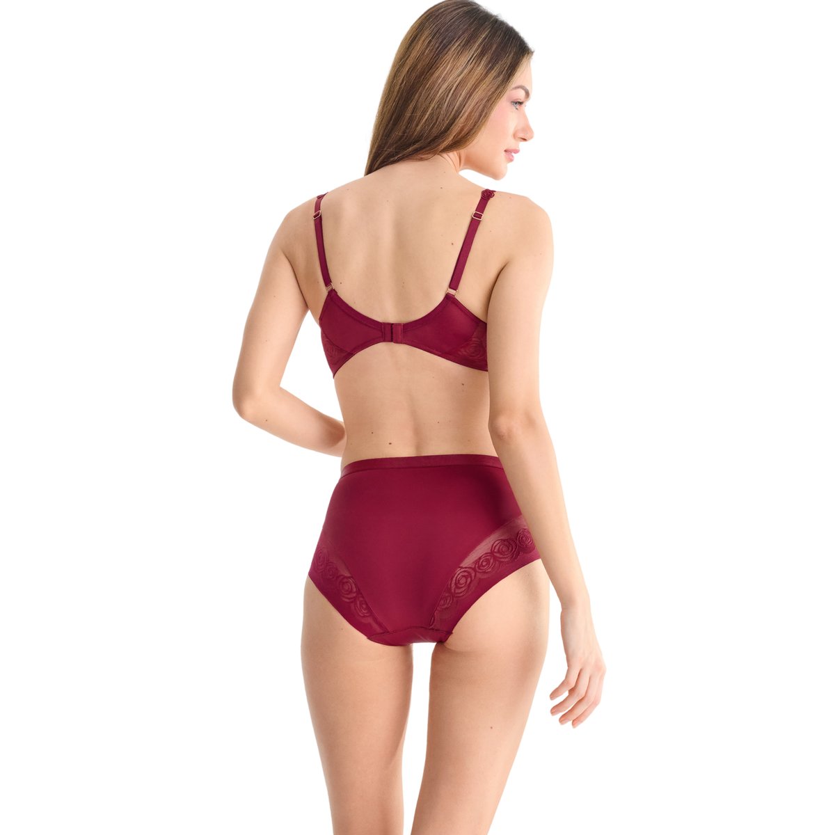 Culotte taille haute RUBY rouge, LISCA