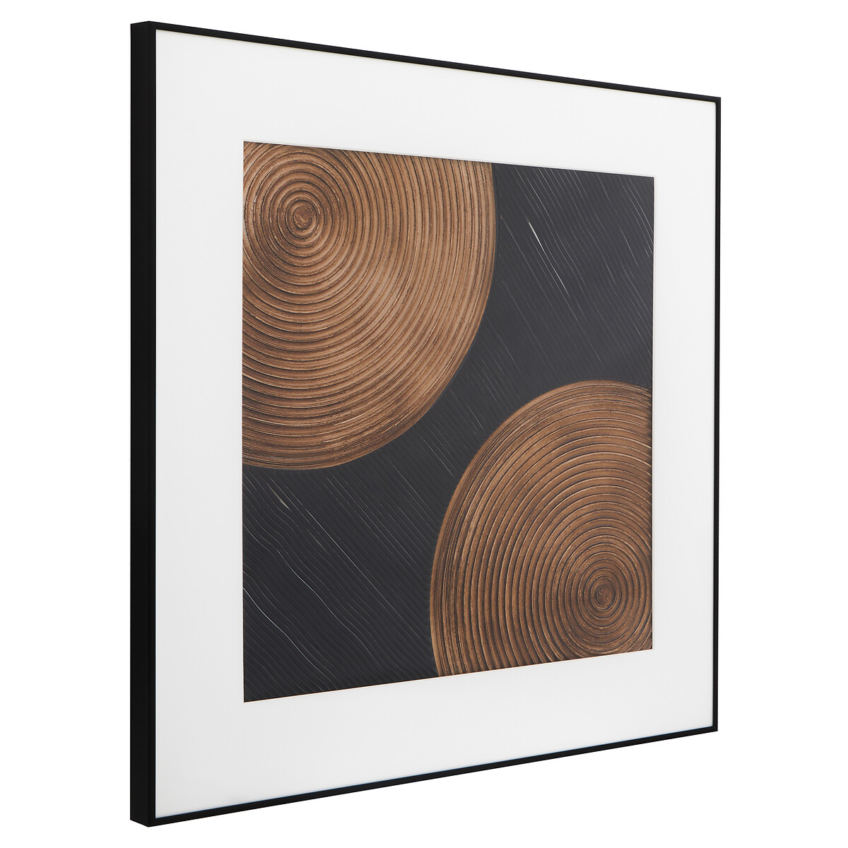 80cm Black & Brown Textured Wall Art natural, FIFTY FIVE SOUTH