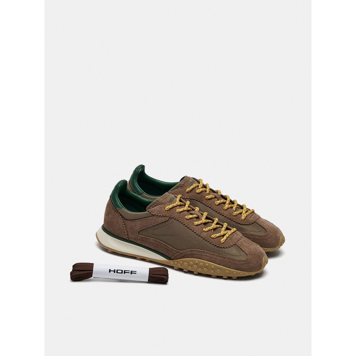 Bridge MKII Suede/Textile Trainers brown, HOFF