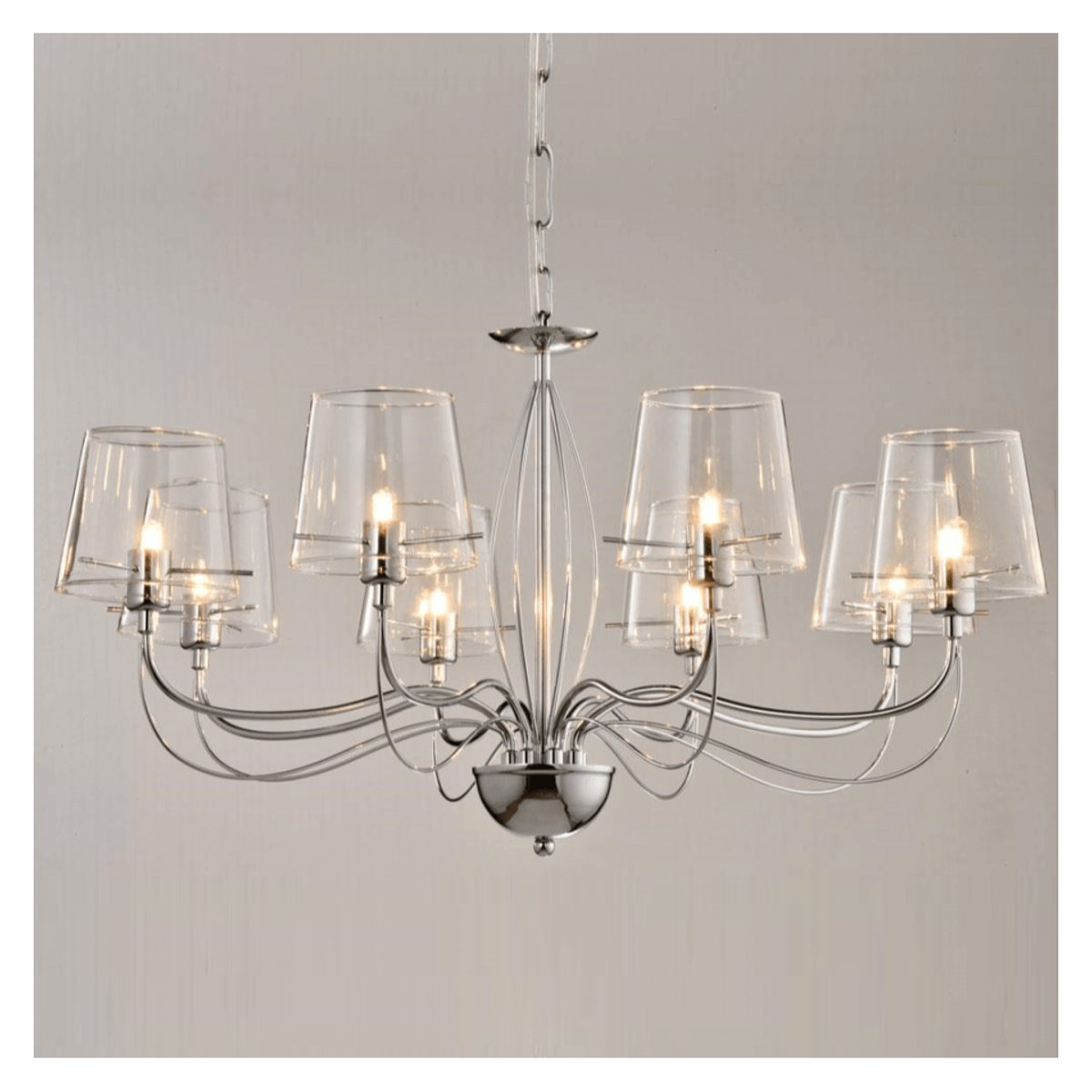 Lustre majestueux et minimaliste - MATANE transparent, KOSILUM