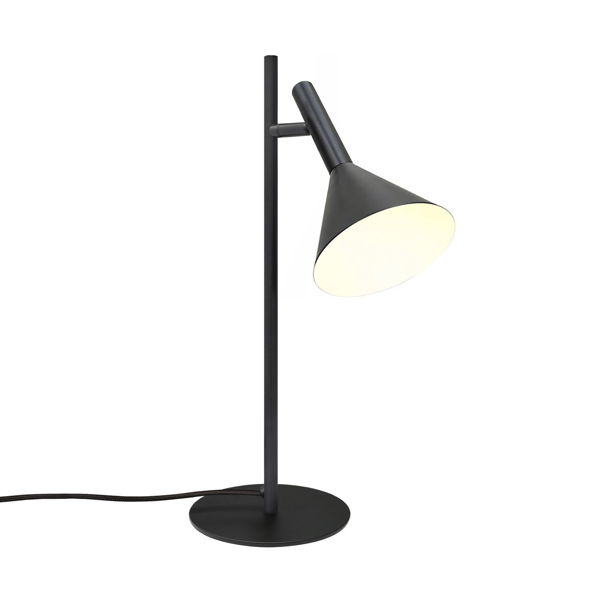 Lampe à poser tête de lampe réglable en métal, KELVIS noir, NORDLUX
