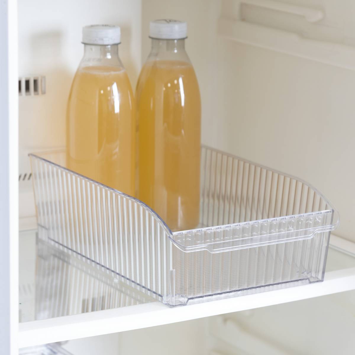 Bac de rangement pour réfrigérateur STREAKS transparent, 5FIVE SIMPLY SMART