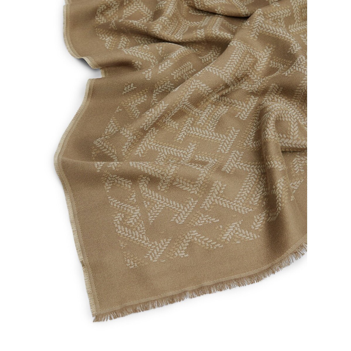 Sciarpa in modal, MONOGRAM beige, TOMMY HILFIGER