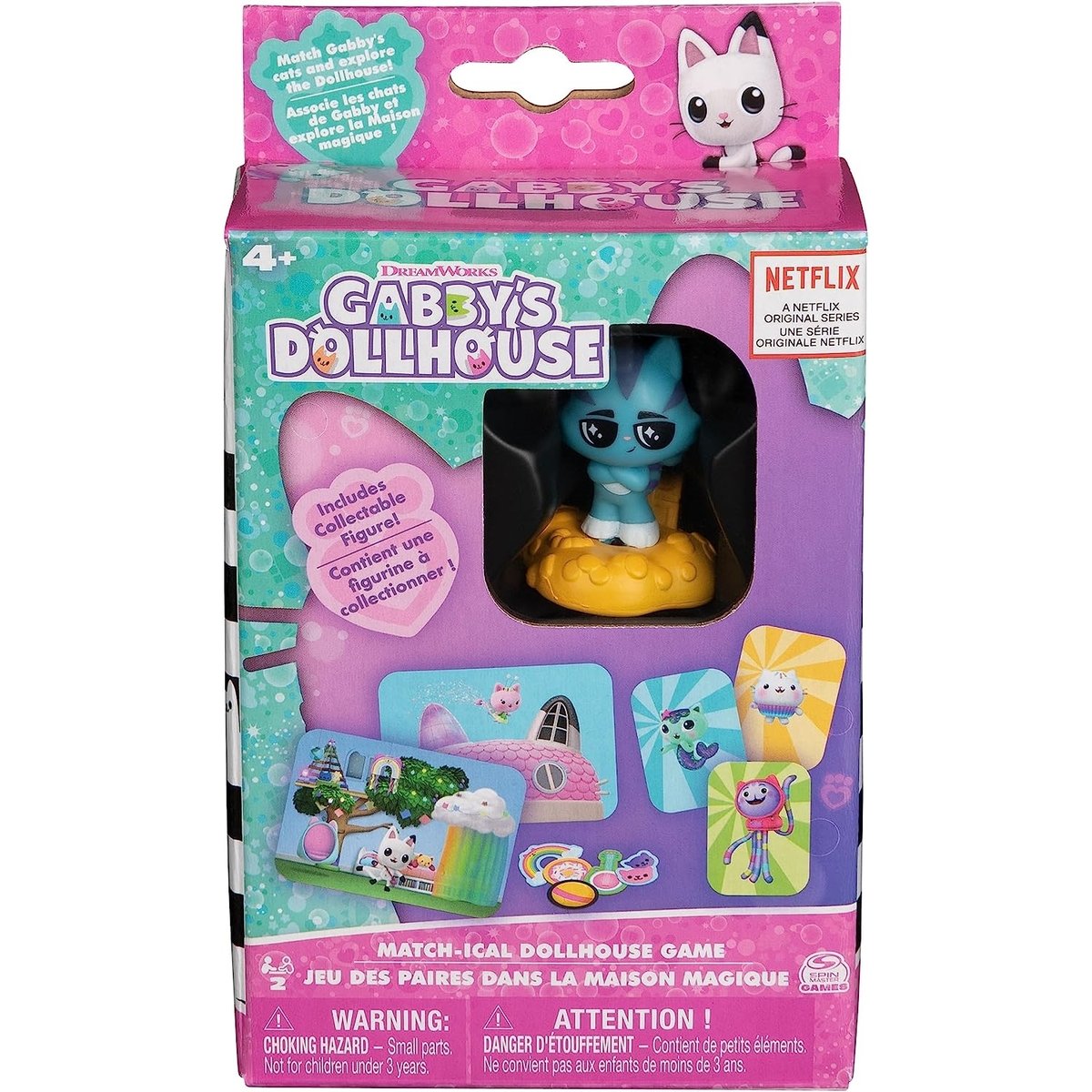 Gabby's Dollhouse Jeu de cartes magique multicolore, SPIN MASTER