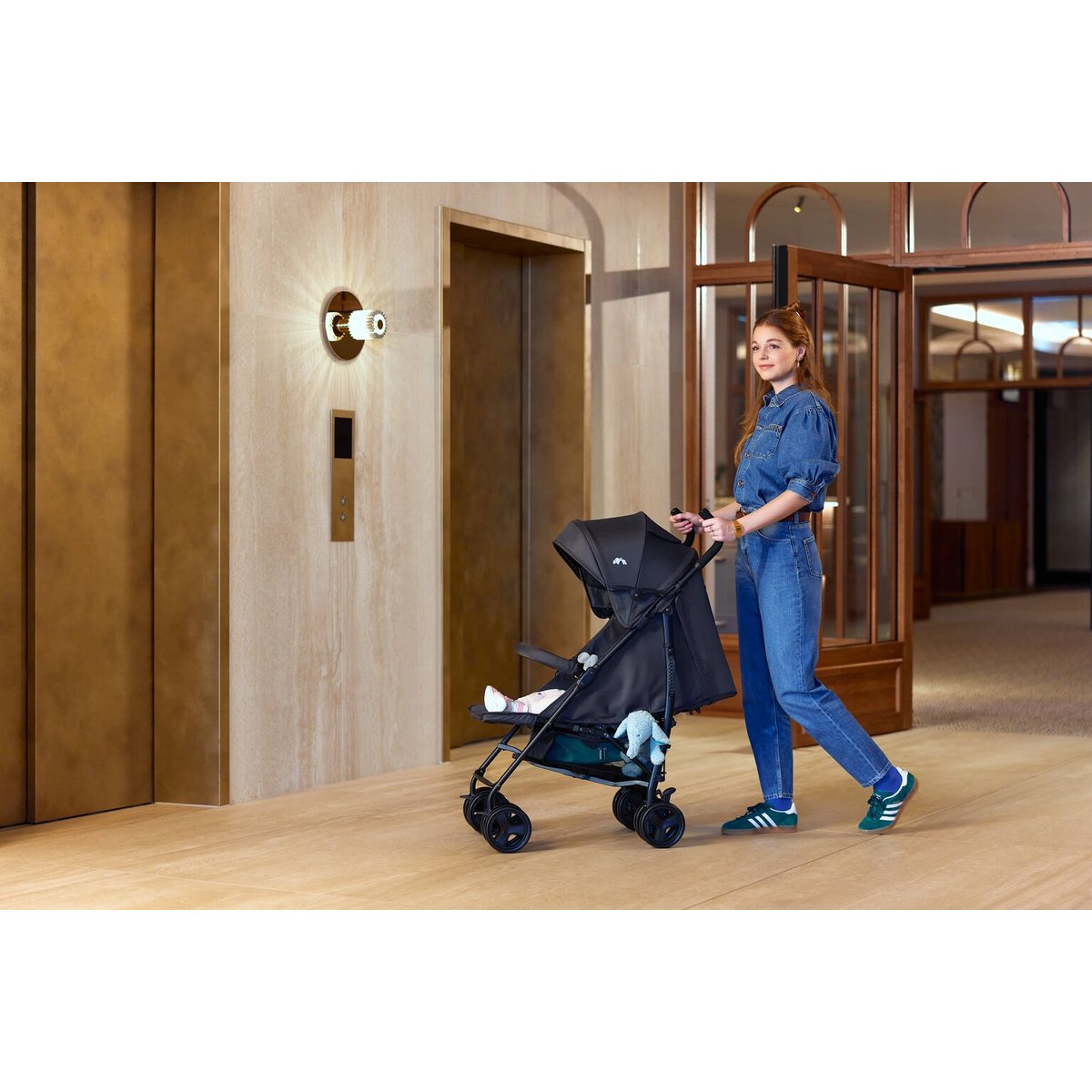Poussette naissance légère Dusk graphite minéral, BEBECONFORT