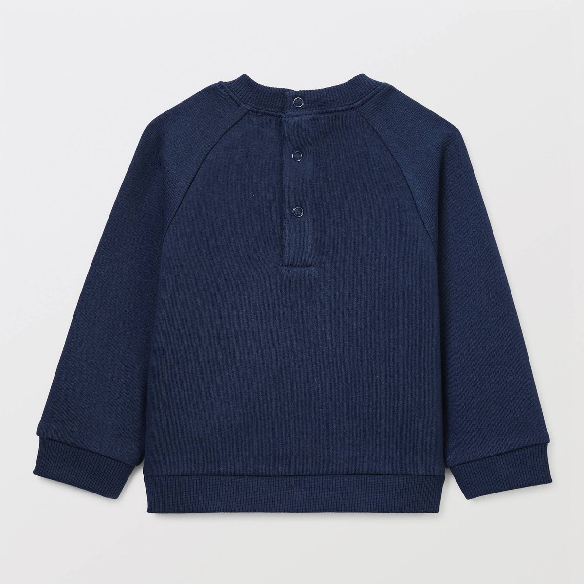 Sweat brodé en coton BIO GOTS marine, BOUT'CHOU