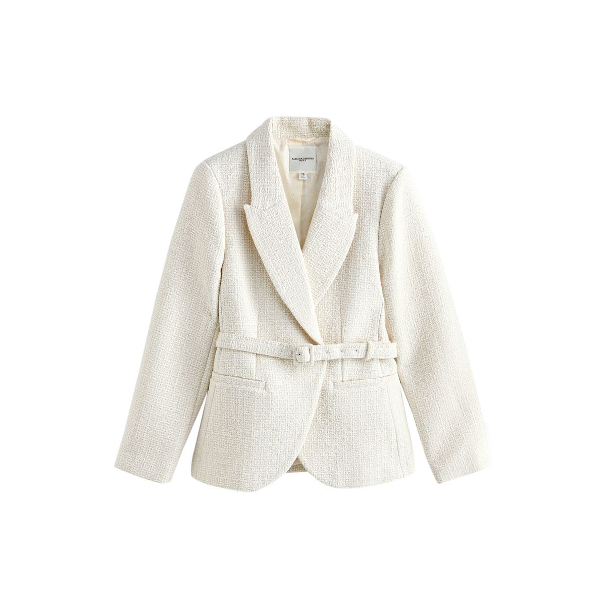 Blazer avec ceinture tabitha simmons x next écru, NEXT