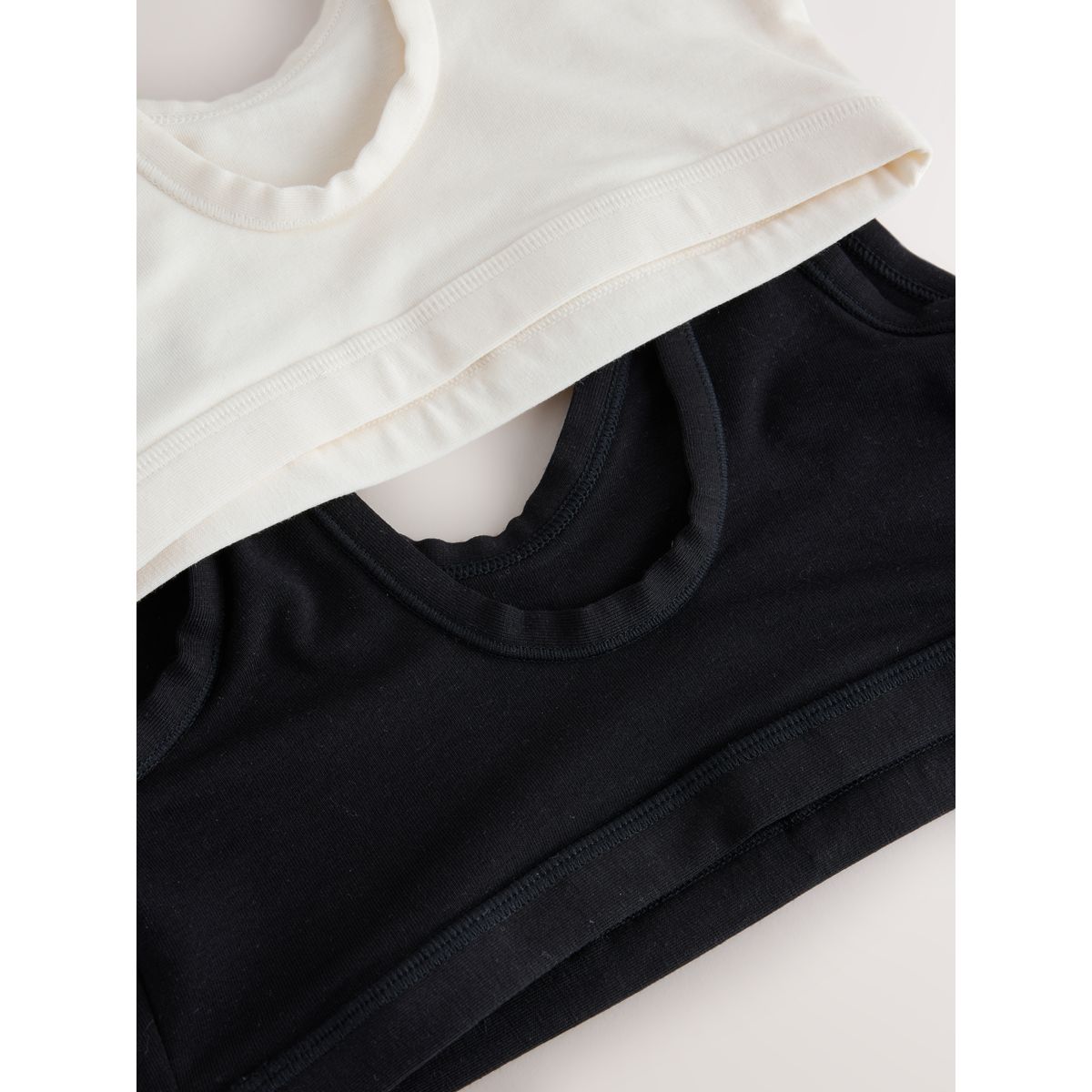 Soutien-gorge kind to skin, lot de 2 noir/crème, NEXT