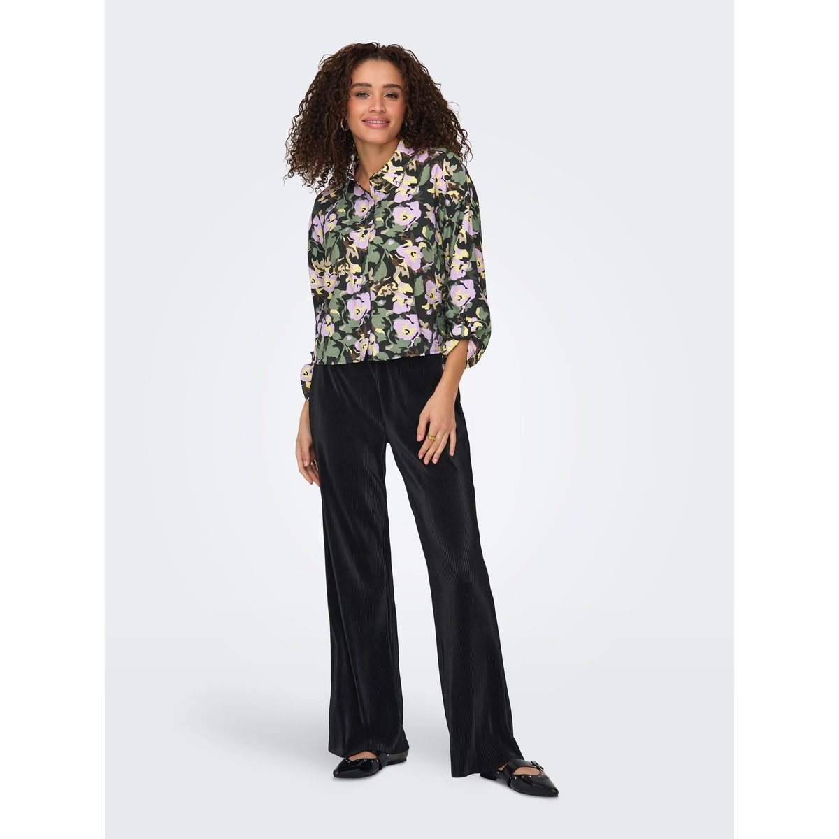 Pantalon À Jambe Large black 1, JDY